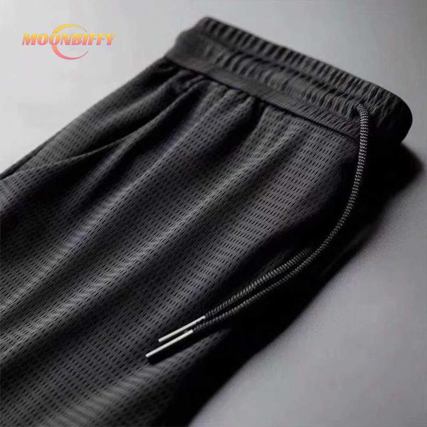 men's pants ice silk breathable hole men's casual trousers beam feet pants slim wild nine points sports fitness fishing pants cycl, Black
men's pants ice silk breathable hole men's casual trousers beam feet pants slim wild nine points sports fitness fishing pants cycl, Black
