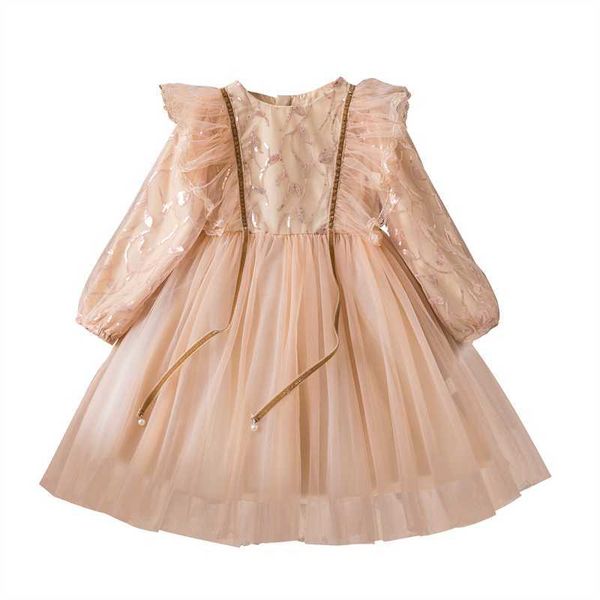 girl's dresses spring children clothing long sleeve vintage tulle tutu vestidos flower girl wedding party dress elegant kids girl cloth, Red;yellow
girl's dresses spring children clothing long sleeve vintage tulle tutu vestidos flower girl wedding party dress elegant kids girl cloth, Red;yellow
