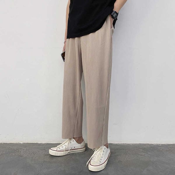 men's pants men's pants fashion casual ice silk trousers spring summer solid color straight tube thin wide leg pants vintage male, Black
men's pants men's pants fashion casual ice silk trousers spring summer solid color straight tube thin wide leg pants vintage male, Black