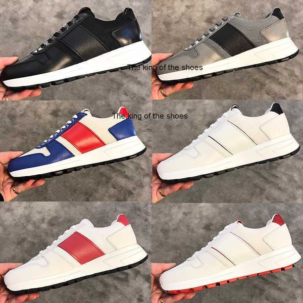 2023 og brand designers men shoes prax 01 leather and technical fabric sneakers calfskin vintage mesh runner trainers size 38-46 296, Black
2023 og brand designers men shoes prax 01 leather and technical fabric sneakers calfskin vintage mesh runner trainers size 38-46 296, Black