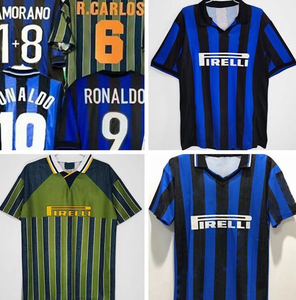 retro soccer jerseys milito sneijder zanetti football djorkaeff baggio adriano 1994 1996 1997 1998 1999 batistuta zamorano inters futbol jer, Black;yellow
retro soccer jerseys milito sneijder zanetti football djorkaeff baggio adriano 1994 1996 1997 1998 1999 batistuta zamorano inters futbol jer, Black;yellow