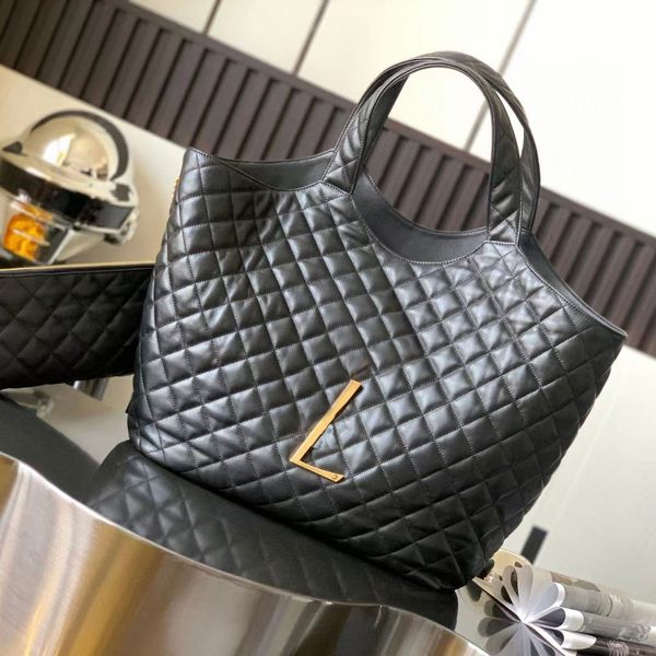 fashion tote bag maxi shopping bags in quilted lambskin women icare totes handbag genuine leather with wallet black white travel big shoulde
fashion tote bag maxi shopping bags in quilted lambskin women icare totes handbag genuine leather with wallet black white travel big shoulde