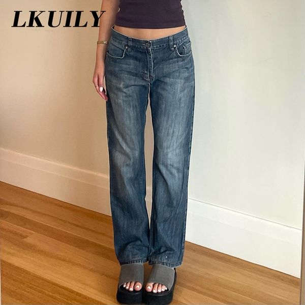 women's jeans vintage aesthetics high waist womens fashion famale clothing casual straight pants denim streetwear comfortable trousers, Blue
women's jeans vintage aesthetics high waist womens fashion famale clothing casual straight pants denim streetwear comfortable trousers, Blue