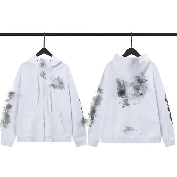 2023 new men's and women's zipper hoodie fashion brand ch autumn and winter series high street leisure loose k64s, Black
2023 new men's and women's zipper hoodie fashion brand ch autumn and winter series high street leisure loose k64s, Black