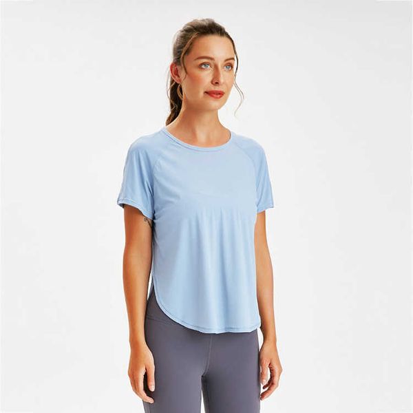 yoga short sleeve lu-88 running gym clothes women shirt laser punching quick-drying breathable fitness casual top, White
yoga short sleeve lu-88 running gym clothes women shirt laser punching quick-drying breathable fitness casual top, White