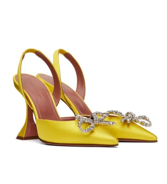 amina muaddi sandals dress shoes satin pointed slingbacks bowtie pumps crystal-sunflower high heeled women's luxury designer party wedd, Black
amina muaddi sandals dress shoes satin pointed slingbacks bowtie pumps crystal-sunflower high heeled women's luxury designer party wedd, Black