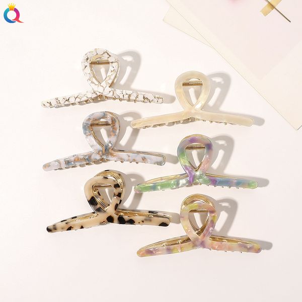 quality alloy geometric ribbon hair clip for women girls acetate hair claw barrettes crab hairpins fashion hair accessories 1847, Slivery;white
quality alloy geometric ribbon hair clip for women girls acetate hair claw barrettes crab hairpins fashion hair accessories 1847, Slivery;white