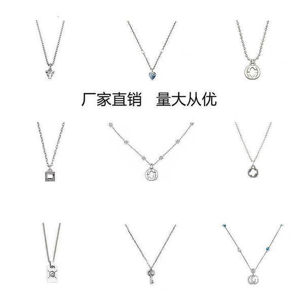 2023 new luxury fashion jewelry for double interlocking letters classic skull enamel love necklace, Silver
2023 new luxury fashion jewelry for double interlocking letters classic skull enamel love necklace, Silver