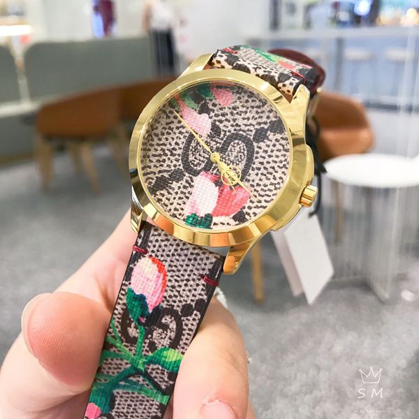 brand full wrist watches women ladies girl flowers style luxury leather strap quartz clock g96, Slivery;golden
brand full wrist watches women ladies girl flowers style luxury leather strap quartz clock g96, Slivery;golden