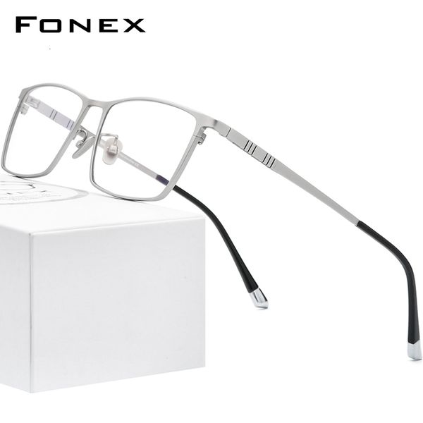 sunglasses frames fonex pure glasses frame men square eyewear male classic full optical prescription eyeglasses f85641 230307, Silver
sunglasses frames fonex pure glasses frame men square eyewear male classic full optical prescription eyeglasses f85641 230307, Silver