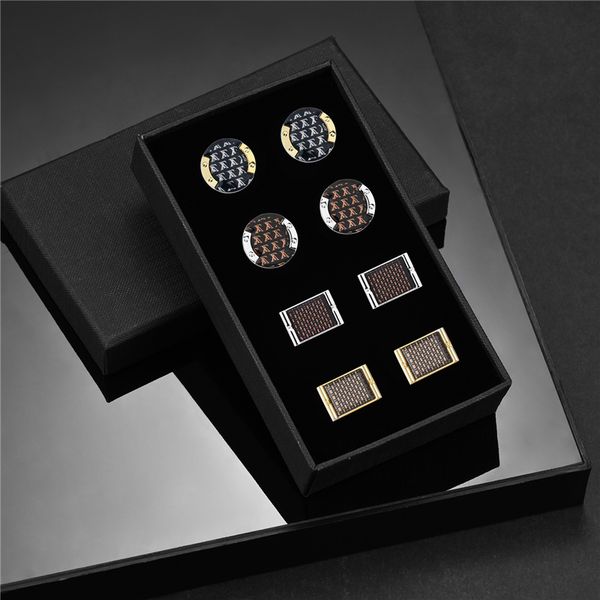 cuff links 4 pairs set cufflinks for mens with box wedding souvenirs guests luxury jewelry gifts man shirt cufflink business tie clips 23030, Silver
cuff links 4 pairs set cufflinks for mens with box wedding souvenirs guests luxury jewelry gifts man shirt cufflink business tie clips 23030, Silver