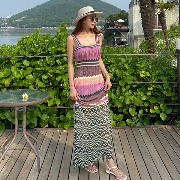 skirts summer hanging belt knit dress fashion korean crash long skirt waist knit color matching big holiday dress 230306, Black
skirts summer hanging belt knit dress fashion korean crash long skirt waist knit color matching big holiday dress 230306, Black