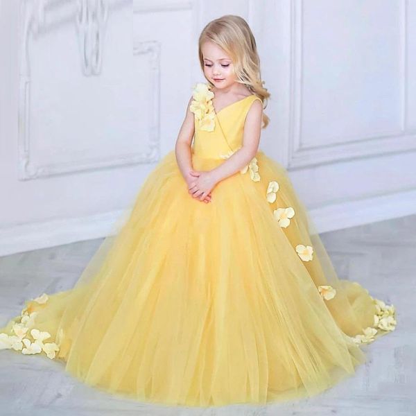 tulle yellow puffy flower girl dress cute birthday dress shiny girl wedding party girls dress first communion, White;blue
tulle yellow puffy flower girl dress cute birthday dress shiny girl wedding party girls dress first communion, White;blue