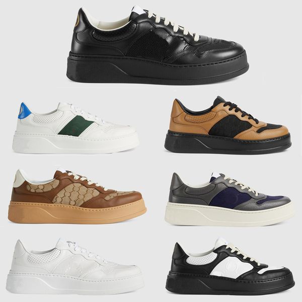 designer casual shoes men women luxury sneakers leather canvas double flat small white shoes trainers embroidered print lace up versatile me, Black
designer casual shoes men women luxury sneakers leather canvas double flat small white shoes trainers embroidered print lace up versatile me, Black