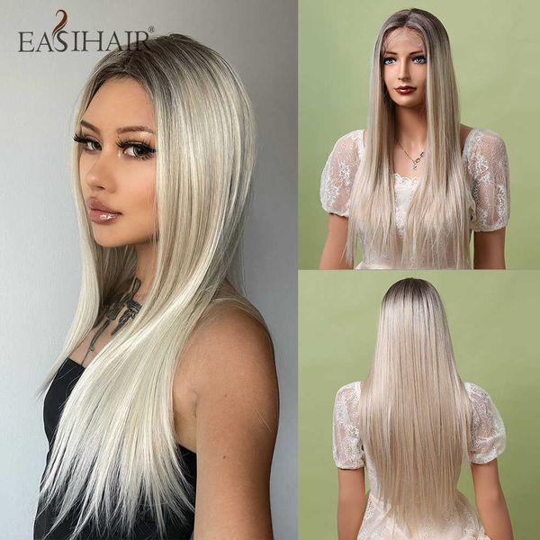 synthetic wigs easihair bright blonde lace front wigs long straight natural hair for women frontal synthetic wig heat resistant 230227, Black
synthetic wigs easihair bright blonde lace front wigs long straight natural hair for women frontal synthetic wig heat resistant 230227, Black