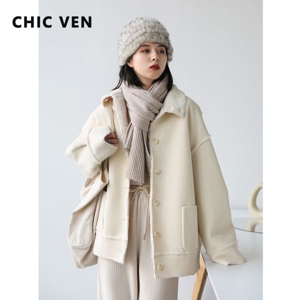 women's jackets chic ven vintage loose plush winter jacket clothe korean coats woman thick warm outerwear casual 230306, Black;brown
women's jackets chic ven vintage loose plush winter jacket clothe korean coats woman thick warm outerwear casual 230306, Black;brown