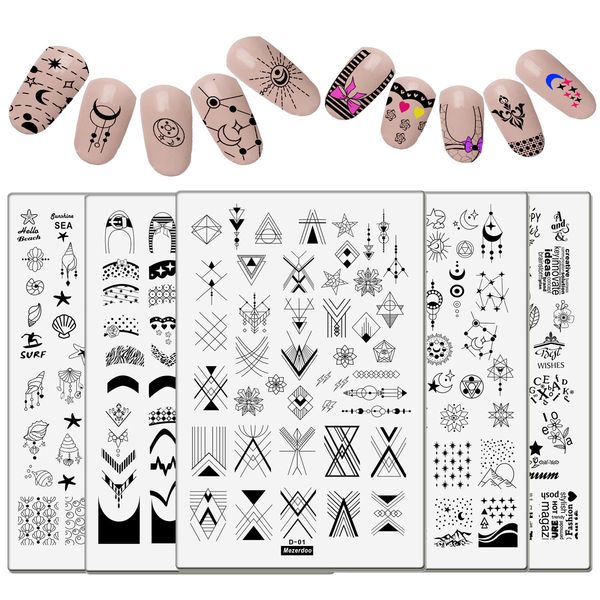 nail art templates 5pcs galaxy letter sea world large size stamping plates stamp kits diy plate tools design stencils 230307, White
nail art templates 5pcs galaxy letter sea world large size stamping plates stamp kits diy plate tools design stencils 230307, White