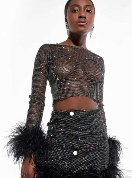 women's t shirts y2k t-shirts crop clothes for women see through long sleeve mesh glitter rhinestone camisetascrystal feather, White
women's t shirts y2k t-shirts crop clothes for women see through long sleeve mesh glitter rhinestone camisetascrystal feather, White