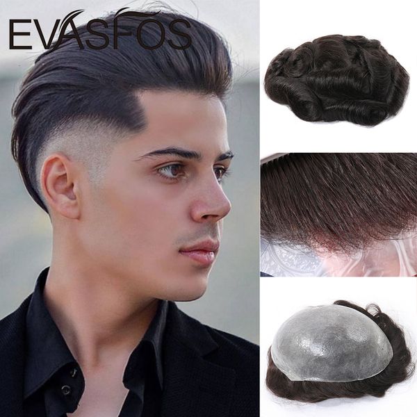 men's children's wigs evasfos men's natural hair wig full pu capillary prosthesis european human hair transparent toupee man, Black
men's children's wigs evasfos men's natural hair wig full pu capillary prosthesis european human hair transparent toupee man, Black