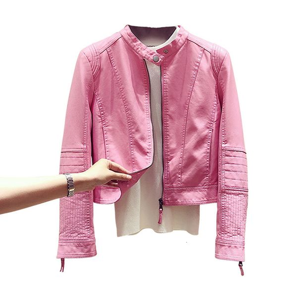 women's jackets dancing wings spring fall short pu leather motorcycle pink black 230307, Black;brown
women's jackets dancing wings spring fall short pu leather motorcycle pink black 230307, Black;brown