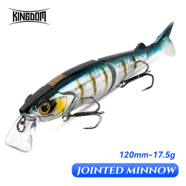 baits lures kingdom fishing multi jointed 120mm floating surface hard minnow swimbait trout wobblers soft ttail lure 230307
baits lures kingdom fishing multi jointed 120mm floating surface hard minnow swimbait trout wobblers soft ttail lure 230307