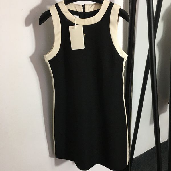 patchwork sleeveless dresses black high waist party dress night club women dresses, Black;gray
patchwork sleeveless dresses black high waist party dress night club women dresses, Black;gray