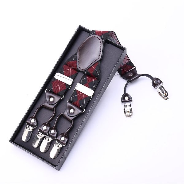 suspenders for man gallus yback elastic braces suspender for trousers pants holder box 6 clip adjustable 35cm wide 230307, Black;white
suspenders for man gallus yback elastic braces suspender for trousers pants holder box 6 clip adjustable 35cm wide 230307, Black;white