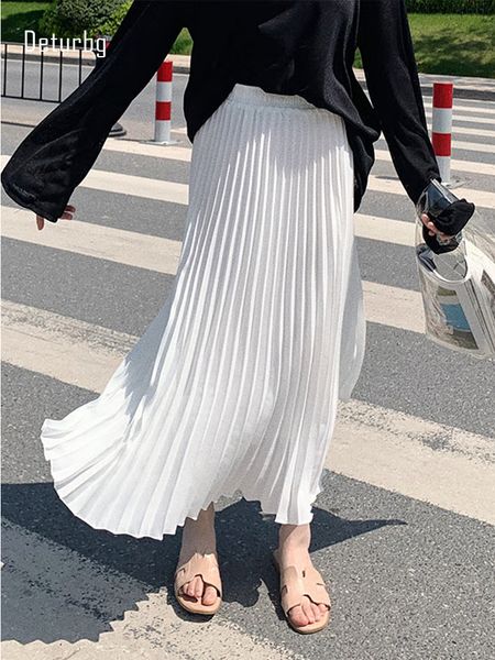 skirts womens fashion pleated midi long skirt female korean japanese casual high waist skirts jupe faldas 10 colors spring sk295 230306, Black
skirts womens fashion pleated midi long skirt female korean japanese casual high waist skirts jupe faldas 10 colors spring sk295 230306, Black