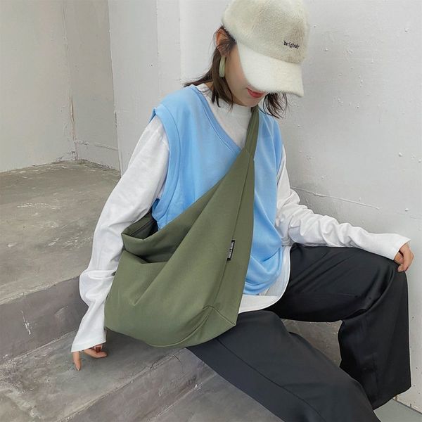 evening bags canvas bags women casual wild ladies handbags solid color shoulder women bag simple female messenger bag 230306
evening bags canvas bags women casual wild ladies handbags solid color shoulder women bag simple female messenger bag 230306