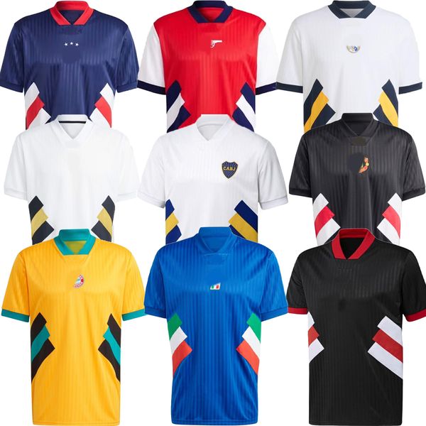 1990 icon jersreys player version italia casual kit 90 retro icons soccer jerseys verratti chiesa saka rashford bayern benzema boca flamengo, Black;yellow
1990 icon jersreys player version italia casual kit 90 retro icons soccer jerseys verratti chiesa saka rashford bayern benzema boca flamengo, Black;yellow