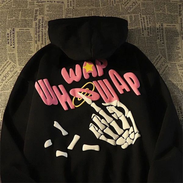 men's hoodies sweatshirts american skull print design fashion hoodie gothic sweater loose autumn winter plush coat oversized goth hoodi, Black
men's hoodies sweatshirts american skull print design fashion hoodie gothic sweater loose autumn winter plush coat oversized goth hoodi, Black