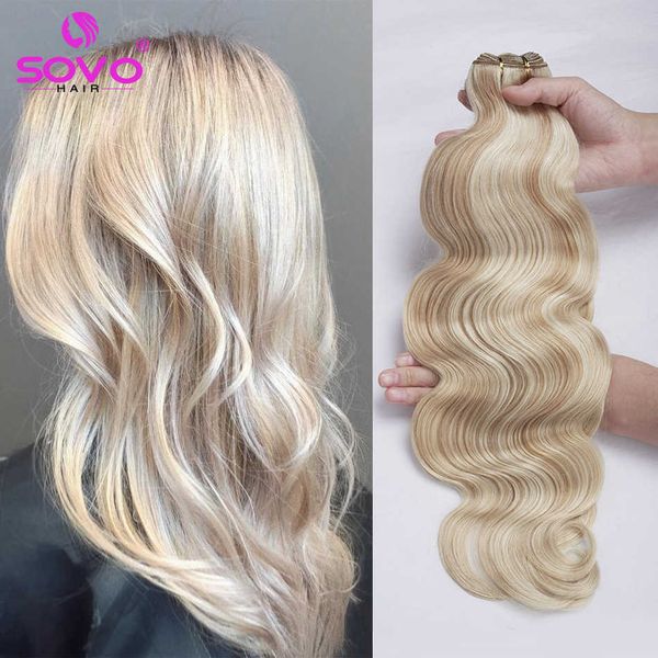 wig caps sovo p1860 peruvian body wave human hair extensions blonde remy hair weft 1pc 100g piano color hair weave ing, Black;brown
wig caps sovo p1860 peruvian body wave human hair extensions blonde remy hair weft 1pc 100g piano color hair weave ing, Black;brown