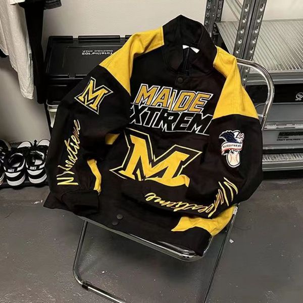 men's hoodies sweatshirts letter embroidery motorcycle jacket 's autumn and winter loose casual racing suit jacket y2k s 230306, Black
men's hoodies sweatshirts letter embroidery motorcycle jacket 's autumn and winter loose casual racing suit jacket y2k s 230306, Black