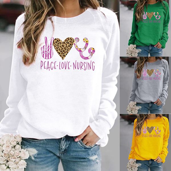 women's hoodies sweatshirts women hoodie peace love nursing printed hoodies women fleece long sleeve o neck loose sweatshirt girls pull, Black
women's hoodies sweatshirts women hoodie peace love nursing printed hoodies women fleece long sleeve o neck loose sweatshirt girls pull, Black