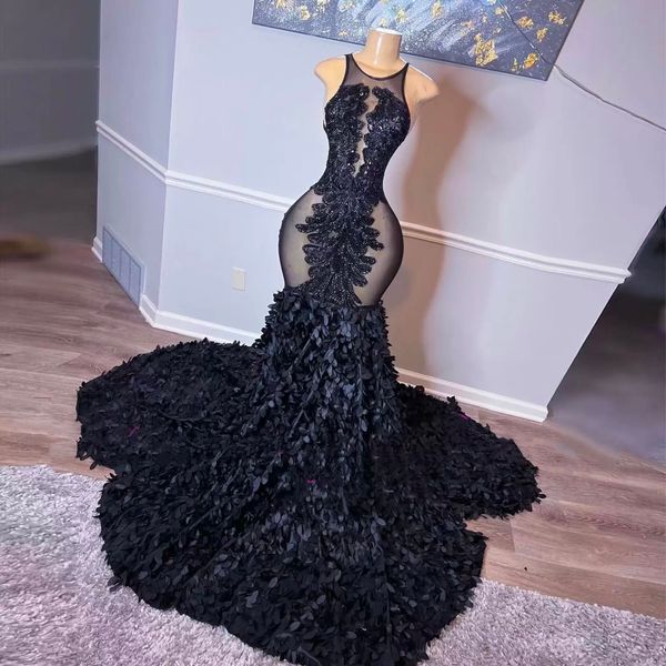 prom party gown new evening dresses plus size illusion formal mermaid trumpet sleeveless custom applique beaded o-neck satin black 3d floral
prom party gown new evening dresses plus size illusion formal mermaid trumpet sleeveless custom applique beaded o-neck satin black 3d floral