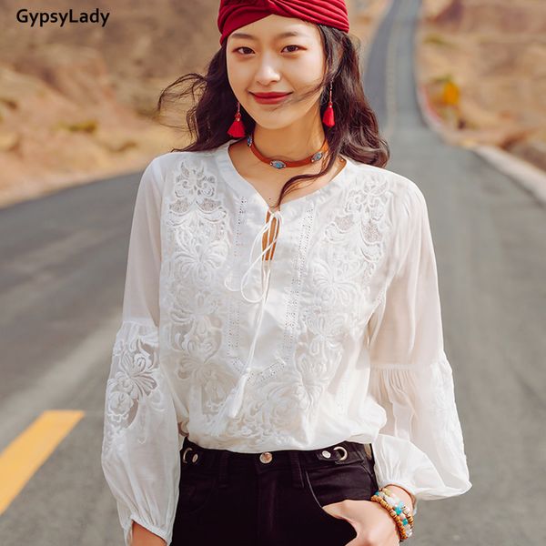 women's blouses shirts gypsylady silk white embroidery 2 piece set lace sheer women long lantern sleeve chic holiday 230306
women's blouses shirts gypsylady silk white embroidery 2 piece set lace sheer women long lantern sleeve chic holiday 230306