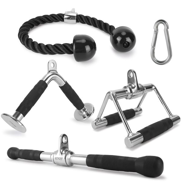 xprt fitness tricep press down cable exercise machine attachments v-handle with rotation rotating bar tricep rope v shaped bar weight machin
xprt fitness tricep press down cable exercise machine attachments v-handle with rotation rotating bar tricep rope v shaped bar weight machin