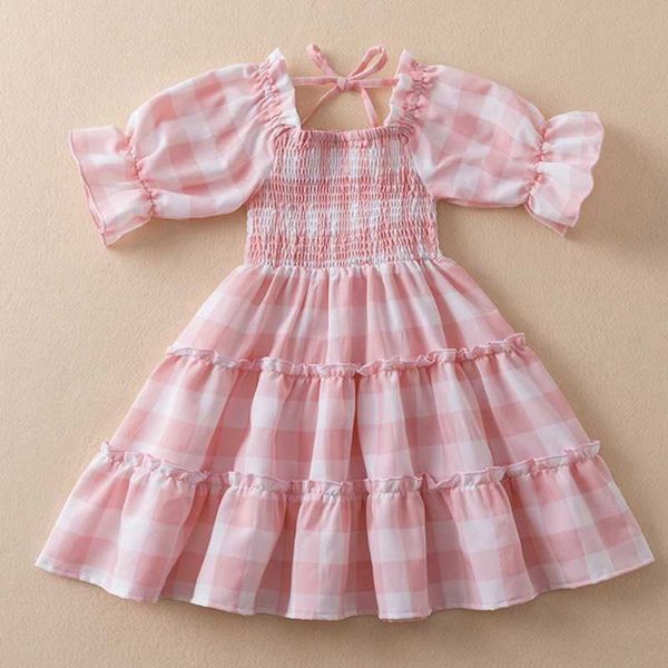 girl's dresses girls casual princess dress kids short sleeve cotton blend clothes for 3-8 y girl children french style smock pink plaid, Red;yellow
girl's dresses girls casual princess dress kids short sleeve cotton blend clothes for 3-8 y girl children french style smock pink plaid, Red;yellow