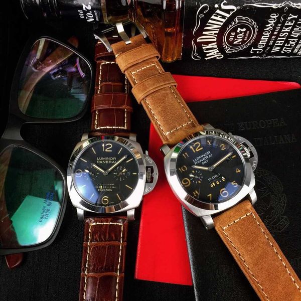 luxury mechanical watch panaral_ sapphire mirror swiss automatic movement size 47mm imported cowhide strap cce5, Slivery;brown
luxury mechanical watch panaral_ sapphire mirror swiss automatic movement size 47mm imported cowhide strap cce5, Slivery;brown