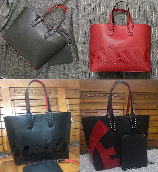 fashion bag cabata designer totes rivet genuine leather handbag composite handbags famous purse shopping bags black white 2pic/set
fashion bag cabata designer totes rivet genuine leather handbag composite handbags famous purse shopping bags black white 2pic/set
