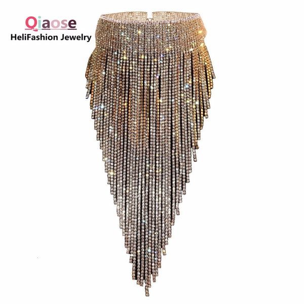 pendant necklaces qiaose shiny full long chain choker collar statement necklace for women stunning necklace jewelry 230306, Silver
pendant necklaces qiaose shiny full long chain choker collar statement necklace for women stunning necklace jewelry 230306, Silver