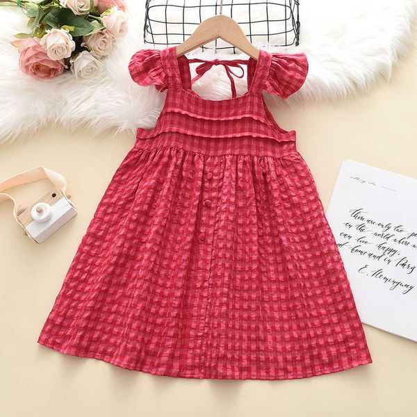 girl's dresses little girl dress summer red petal sleeve dress girl fashion party dress toddler girl clothes flower girl dresses clothe, Red;yellow
girl's dresses little girl dress summer red petal sleeve dress girl fashion party dress toddler girl clothes flower girl dresses clothe, Red;yellow