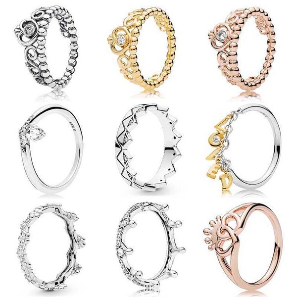 band rings original golden my princess tiara classic exotic crown rings with crystal ring 925 sterling silver ring europe jewelry aa230306
band rings original golden my princess tiara classic exotic crown rings with crystal ring 925 sterling silver ring europe jewelry aa230306