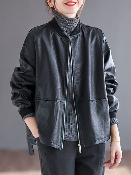 women's jackets autumn fashion biker clothing female loose vintage faux leather ladies luxury punk pu coats black outerwear zipper 2303, Black;brown
women's jackets autumn fashion biker clothing female loose vintage faux leather ladies luxury punk pu coats black outerwear zipper 2303, Black;brown