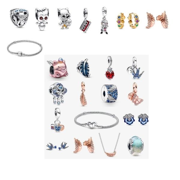 2023 new 925 sterling silver floating curved feather charm infinity stones hoop earrings tape dangle charms fit pandora style bracelet diy f, Black
2023 new 925 sterling silver floating curved feather charm infinity stones hoop earrings tape dangle charms fit pandora style bracelet diy f, Black