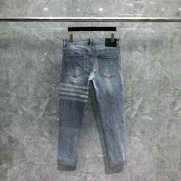 men's jeans tb thom men's jenas performance series straight fit tapered leg pants blue casual break hole striped denim trousers sl
men's jeans tb thom men's jenas performance series straight fit tapered leg pants blue casual break hole striped denim trousers sl