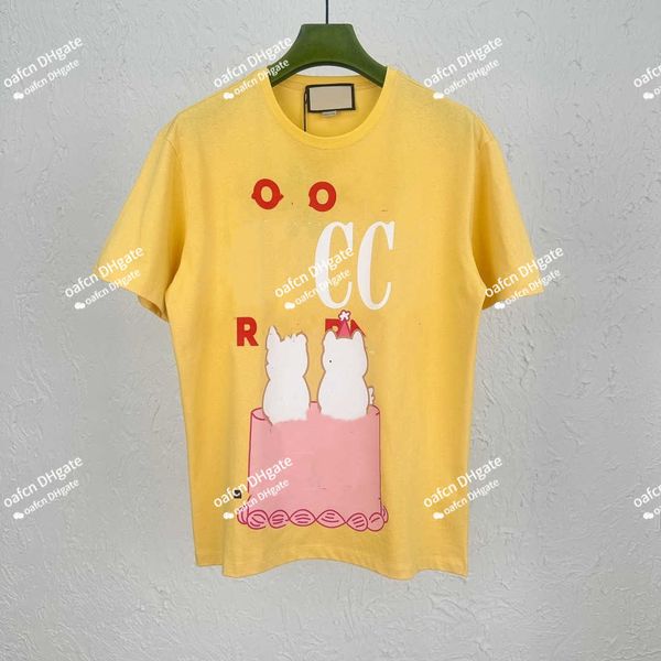 23ss 5a designer men's t-shirts crew neck t-shirt fashion spring kawaii series yellow print short sleeve top, White;black
23ss 5a designer men's t-shirts crew neck t-shirt fashion spring kawaii series yellow print short sleeve top, White;black