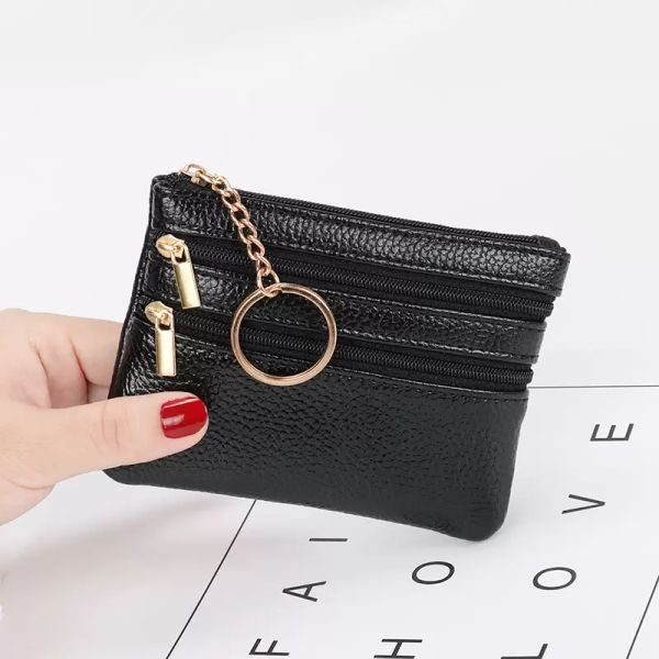 girl women coin purses and bag wallet key chain clutch female small wallets for women luxury soft leather card holder money bag, Black;red
girl women coin purses and bag wallet key chain clutch female small wallets for women luxury soft leather card holder money bag, Black;red