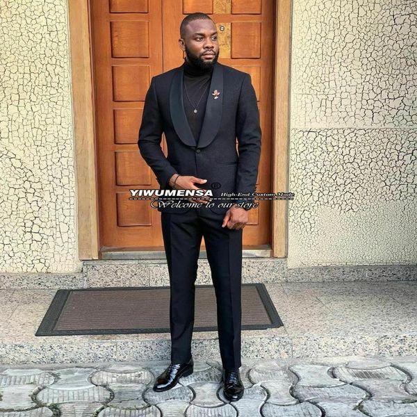 men's suits black slim fit wedding tuxedo grooms blazer mens shawl lapel costume mariage homme 2 pieces man clothing custom made 2023, White;black
men's suits black slim fit wedding tuxedo grooms blazer mens shawl lapel costume mariage homme 2 pieces man clothing custom made 2023, White;black