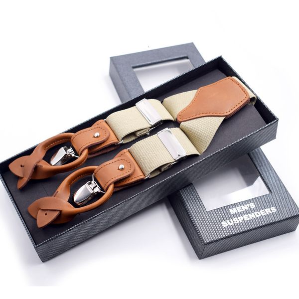 suspenders men's leather alloy 6 clips braces male vintage casual suspensorio trousers strap fatherhusband's gift 35120cm 230307, Black;white
suspenders men's leather alloy 6 clips braces male vintage casual suspensorio trousers strap fatherhusband's gift 35120cm 230307, Black;white
